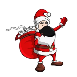 cartoon Santa Claus illustration service