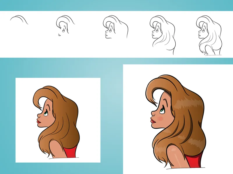 steps to make Disney's iconic character