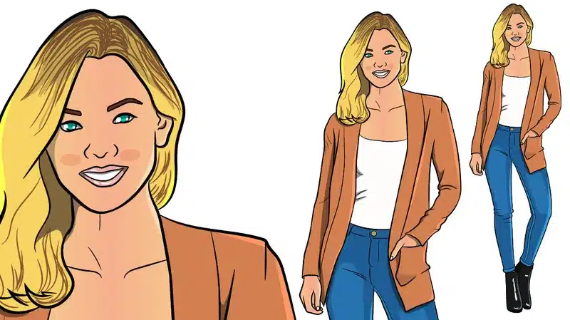 cartoon drawing of yourself